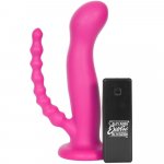 10 Function Silicone Love Rider - Double Rider - Pink Sex Toy