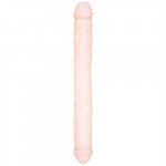 Basix 12" Double Dong - Flesh Sex Toy